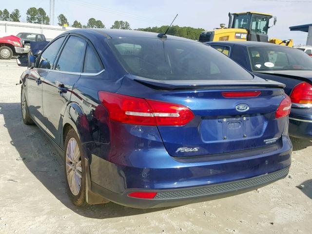 1FADP3J20GL201135 - 2016 FORD FOCUS TITA BLUE photo 3