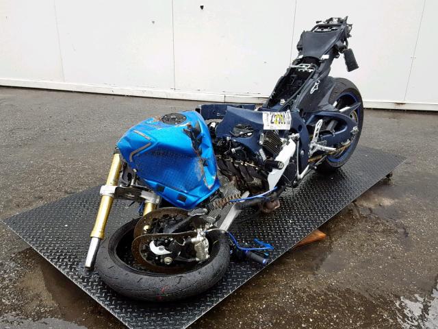 JS1GR7MA5B2102637 - 2011 SUZUKI GSX750 BLUE photo 2