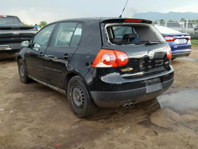 WVWDA71K18W016952 - 2008 VOLKSWAGEN RABBIT BLACK photo 3