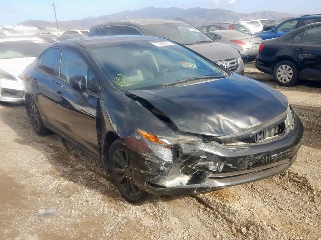 19XFB2F96CE303494 - 2012 HONDA CIVIC EXL BLACK photo 1