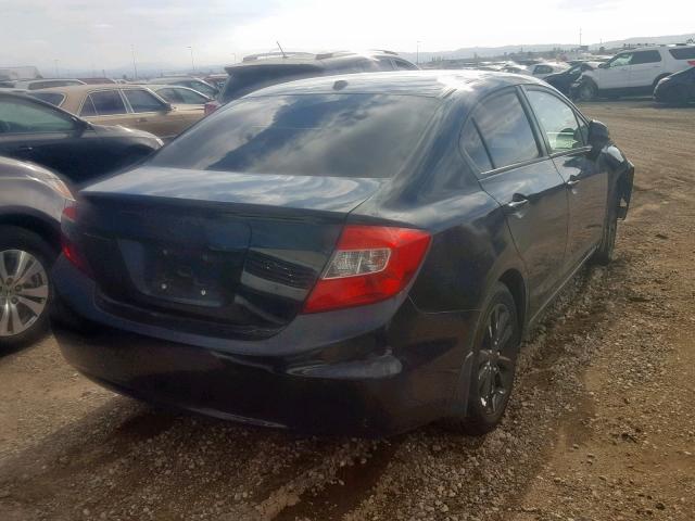 19XFB2F96CE303494 - 2012 HONDA CIVIC EXL BLACK photo 4