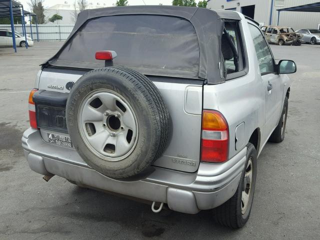 2S3TA52C816101425 - 2001 SUZUKI VITARA JLX SILVER photo 4