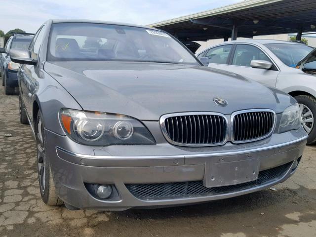 WBAHL835X6DT06752 - 2006 BMW 750 I GRAY photo 9