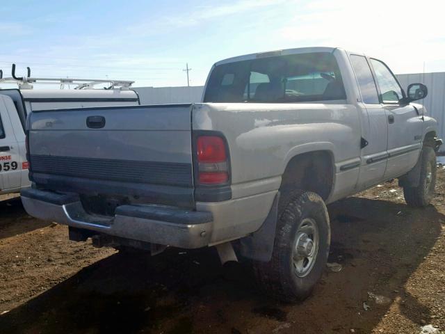 1B7KF2361XJ652956 - 1999 DODGE RAM 2500 SILVER photo 4