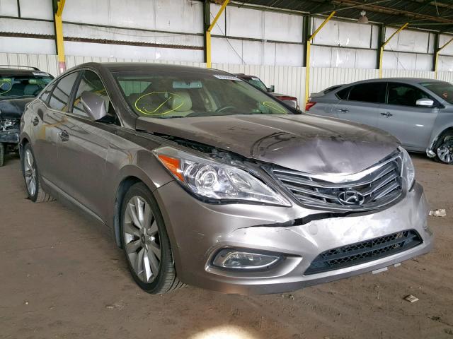 KMHFH4JG1DA204212 - 2013 HYUNDAI AZERA GLS GRAY photo 1