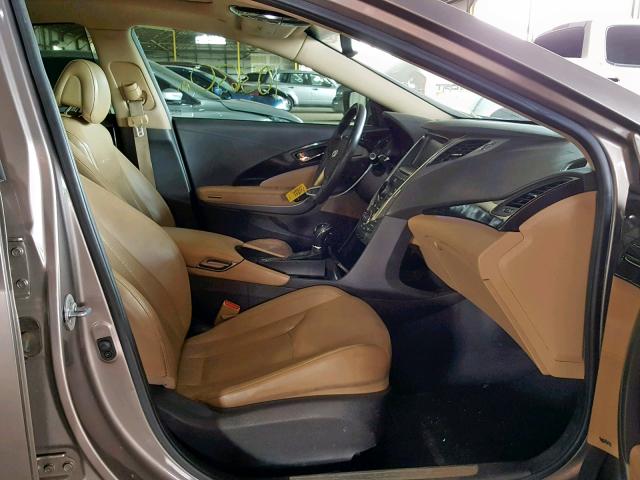 KMHFH4JG1DA204212 - 2013 HYUNDAI AZERA GLS GRAY photo 5