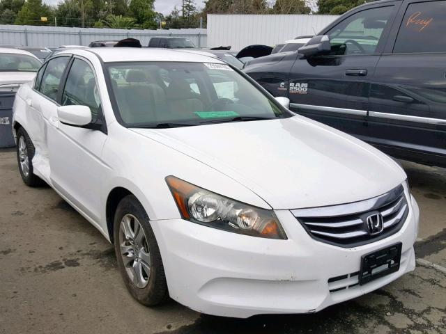 1HGCP2F49BA078855 - 2011 HONDA ACCORD LXP WHITE photo 1