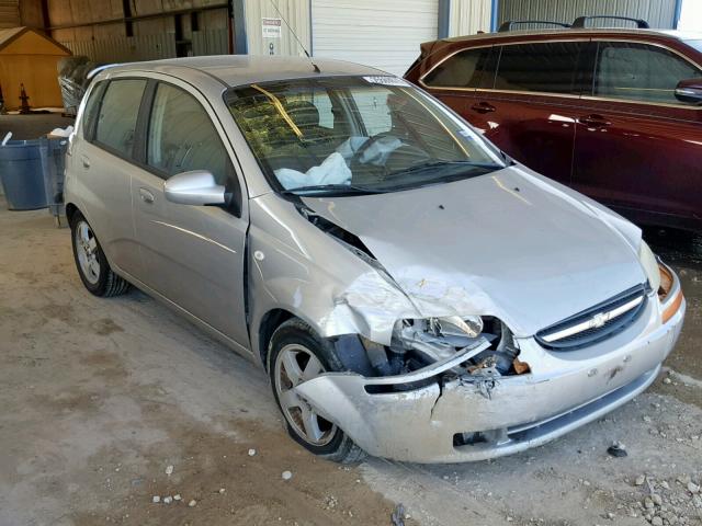 KL1TG66686B668575 - 2006 CHEVROLET AVEO LT SILVER photo 1