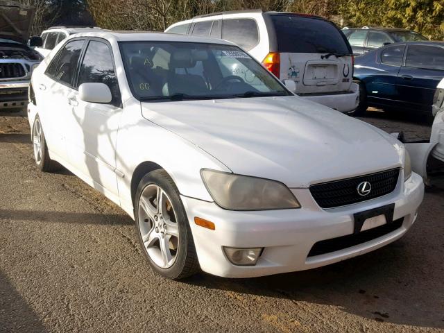 JTHBD192830074907 - 2003 LEXUS IS 300 WHITE photo 1