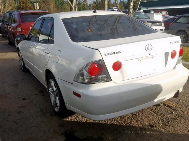 JTHBD192830074907 - 2003 LEXUS IS 300 WHITE photo 3