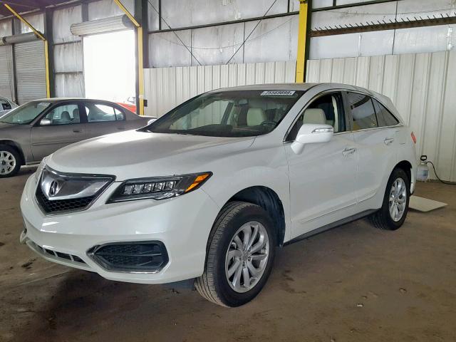 5J8TB3H50HL008300 - 2017 ACURA RDX TECHNO WHITE photo 2