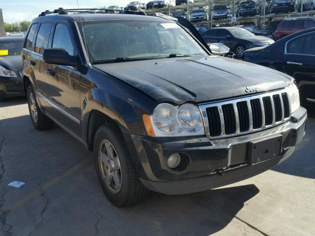 1J4HR58255C665665 - 2005 JEEP GRAND CHER BLACK photo 1