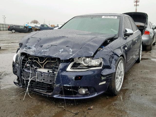 WAUGL68E95A495838 - 2005 AUDI NEW S4 QUA BLUE photo 2