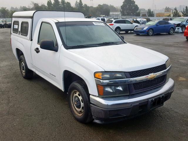 1GCCS148858283253 - 2005 CHEVROLET COLORADO WHITE photo 1