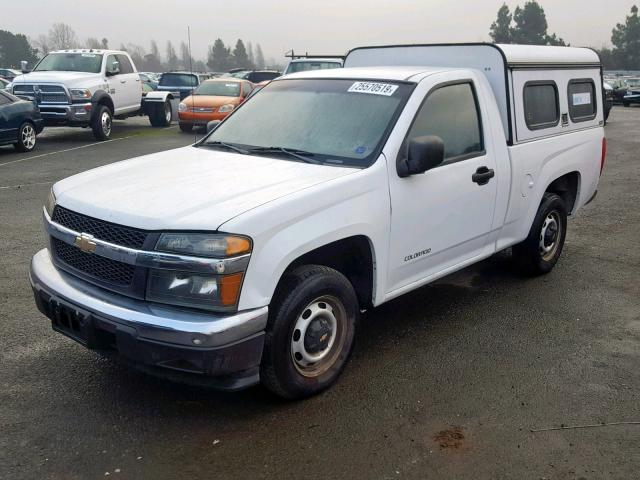 1GCCS148858283253 - 2005 CHEVROLET COLORADO WHITE photo 2