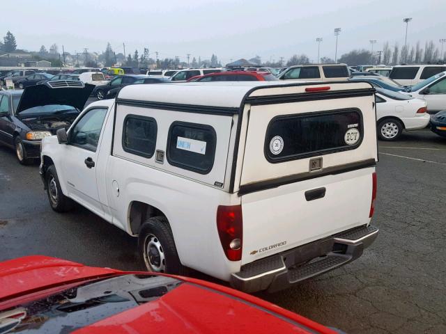 1GCCS148858283253 - 2005 CHEVROLET COLORADO WHITE photo 3