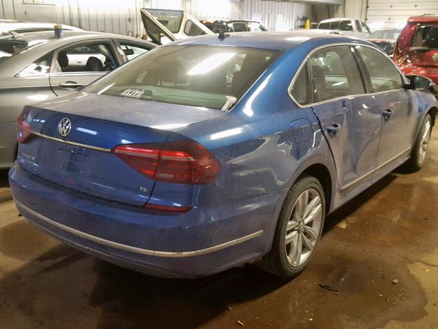 1VWGT7A37HC002388 - 2017 VOLKSWAGEN PASSAT SE BLUE photo 4