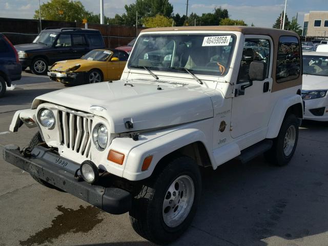 1J4FY49S6VP497515 - 1997 JEEP WRANGLER / WHITE photo 2