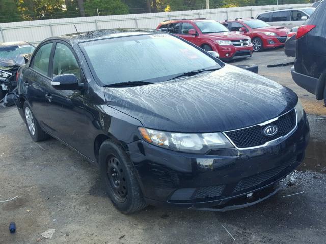 KNAFU4A21A5053670 - 2010 KIA FORTE EX BLACK photo 1