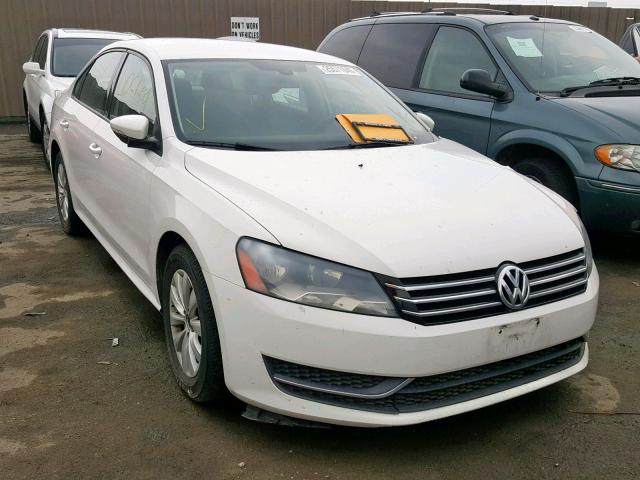 1VWAP7A31CC018881 - 2012 VOLKSWAGEN PASSAT S WHITE photo 1