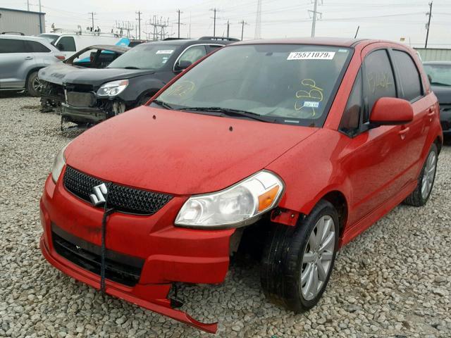 JS2YA5A59C6300361 - 2012 SUZUKI SX4 BASE RED photo 2