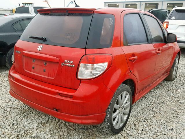 JS2YA5A59C6300361 - 2012 SUZUKI SX4 BASE RED photo 4