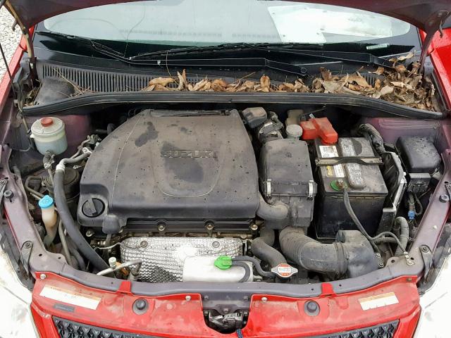 JS2YA5A59C6300361 - 2012 SUZUKI SX4 BASE RED photo 7