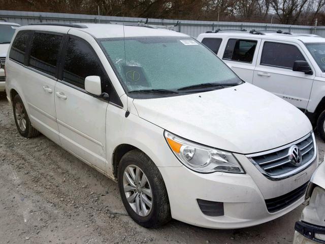 2C4RVABG8CR240500 - 2012 VOLKSWAGEN ROUTAN SE WHITE photo 1