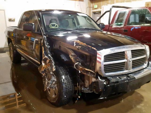 1D7HW58N65S270298 - 2005 DODGE DAKOTA QUA BLACK photo 1