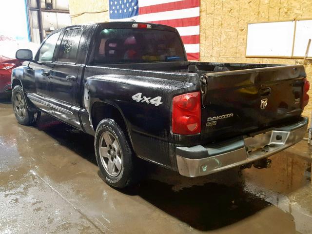 1D7HW58N65S270298 - 2005 DODGE DAKOTA QUA BLACK photo 3