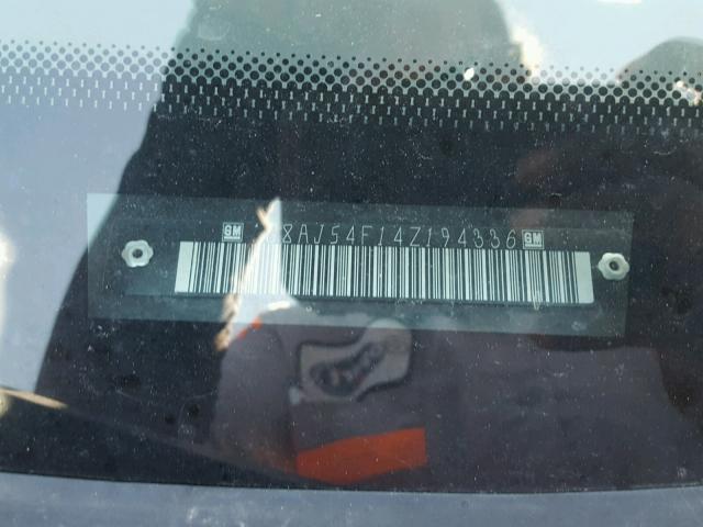 1G8AJ54F14Z194336 - 2004 SATURN ION LEVEL MAROON photo 10