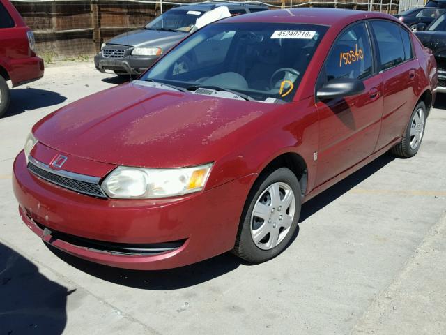 1G8AJ54F14Z194336 - 2004 SATURN ION LEVEL MAROON photo 2