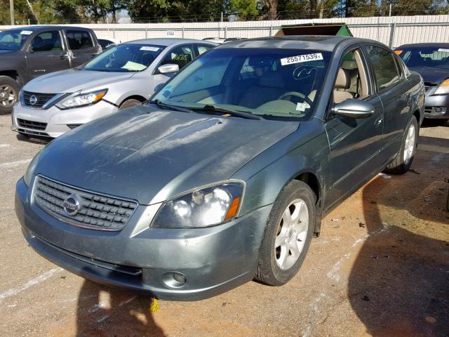 1N4BL11D35C242073 - 2005 NISSAN ALTIMA SE GREEN photo 2