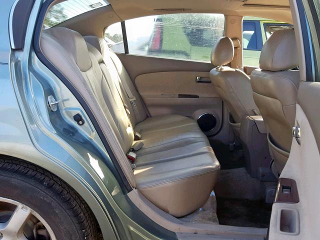 1N4BL11D35C242073 - 2005 NISSAN ALTIMA SE GREEN photo 6