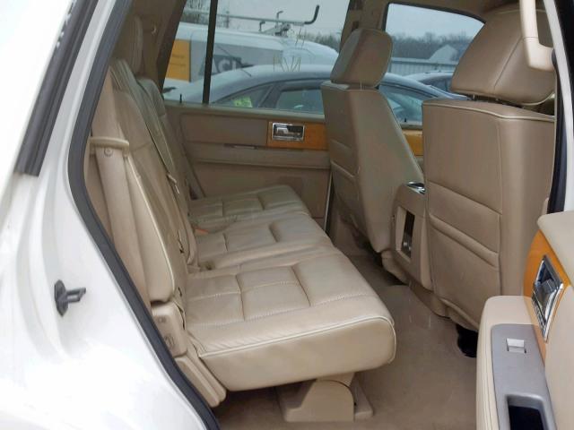 5LMFU28547LJ15342 - 2007 LINCOLN NAVIGATOR 白色 照片 6