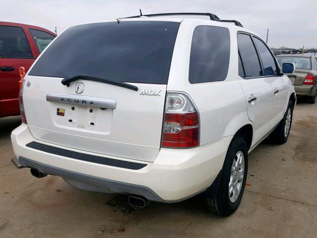 2HNYD18995H552545 - 2005 ACURA MDX TOURIN WHITE photo 4