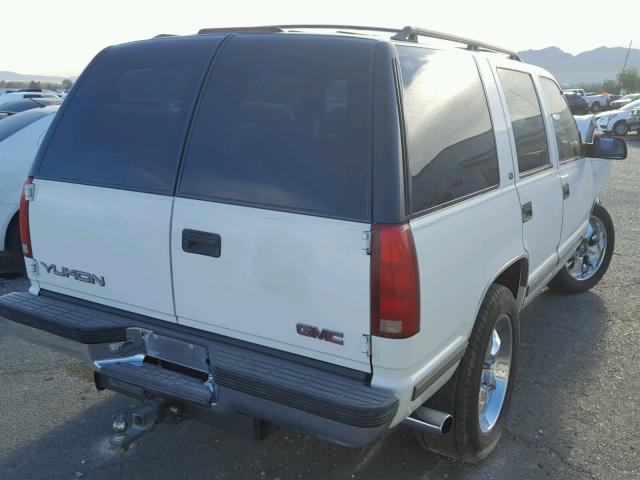 1GKEK13R5WJ720207 - 1998 GMC YUKON WHITE photo 4