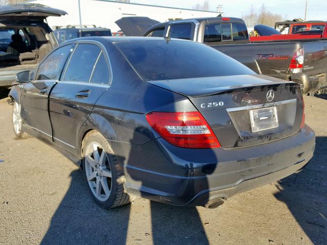 WDDGF4HB9DR299831 - 2013 MERCEDES-BENZ C 250 GRAY photo 3