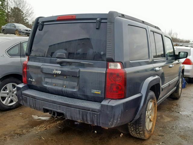 1J8HG48P47C592060 - 2007 JEEP COMMANDER BLUE photo 4