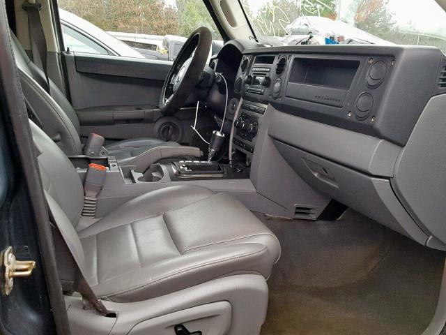 1J8HG48P47C592060 - 2007 JEEP COMMANDER BLUE photo 5