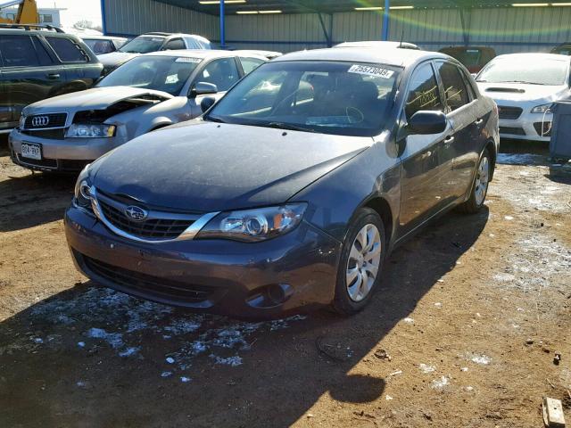 JF1GE61658H528674 - 2008 SUBARU IMPREZA GRAY photo 2