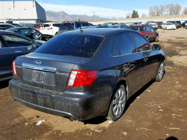 JF1GE61658H528674 - 2008 SUBARU IMPREZA GRAY photo 4