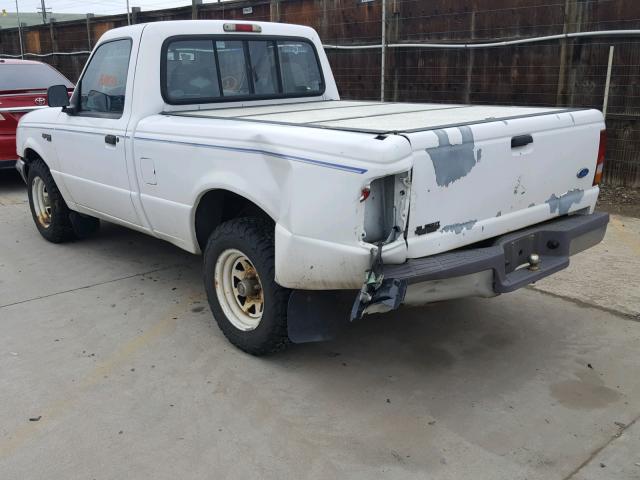 1FTCR10U0VUC51595 - 1997 FORD RANGER WHITE photo 3