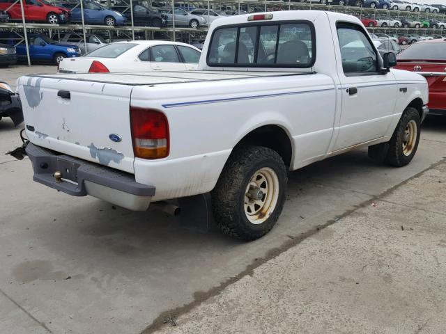 1FTCR10U0VUC51595 - 1997 FORD RANGER WHITE photo 4