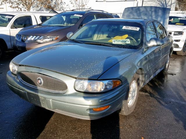 1G4HR54K35U194262 - 2005 BUICK LESABRE LI GREEN photo 2