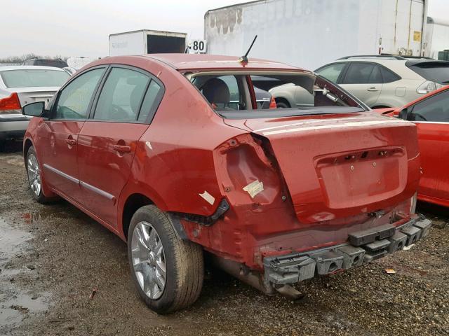 3N1AB6AP8CL689728 - 2012 NISSAN SENTRA 2.0 RED photo 3