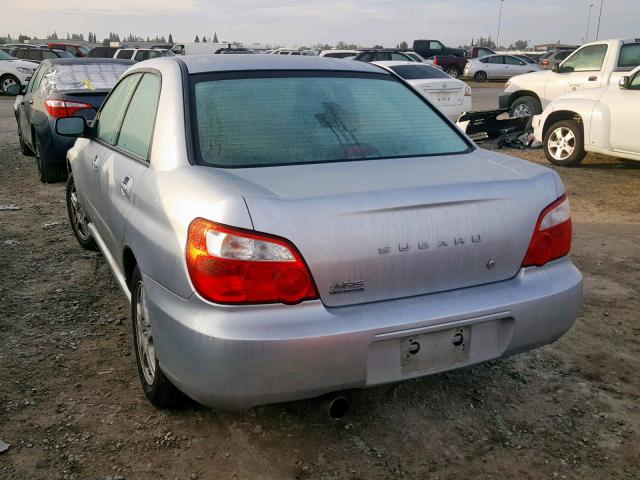 JF1GD66555H506608 - 2005 SUBARU IMPREZA RS SILVER photo 3