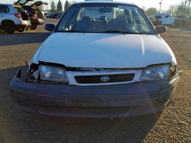 JT2EL56E8S0026452 - 1995 TOYOTA TERCEL DX WHITE photo 9