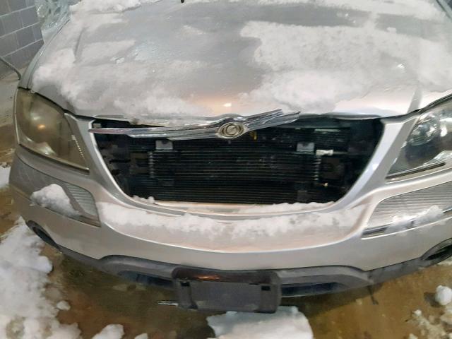 2A4GF68466R612395 - 2006 CHRYSLER PACIFICA T GRAY photo 9