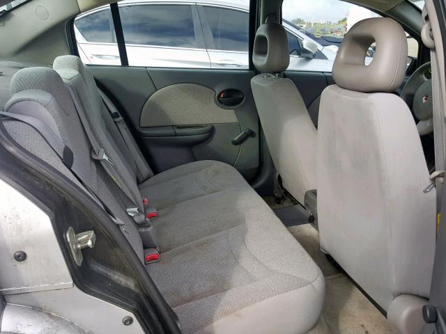 1G8AG52F93Z187893 - 2003 SATURN ION LEVEL SILVER photo 6